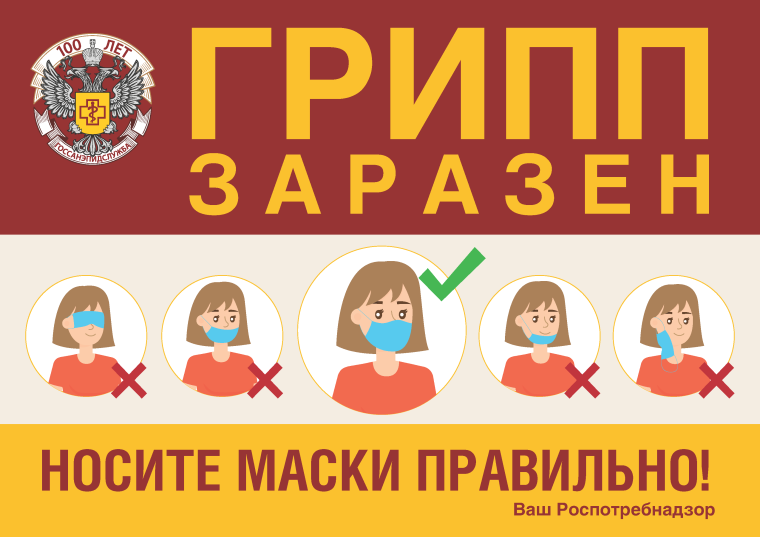 Информационная кампания по профилактике гриппа и ОРВИ.